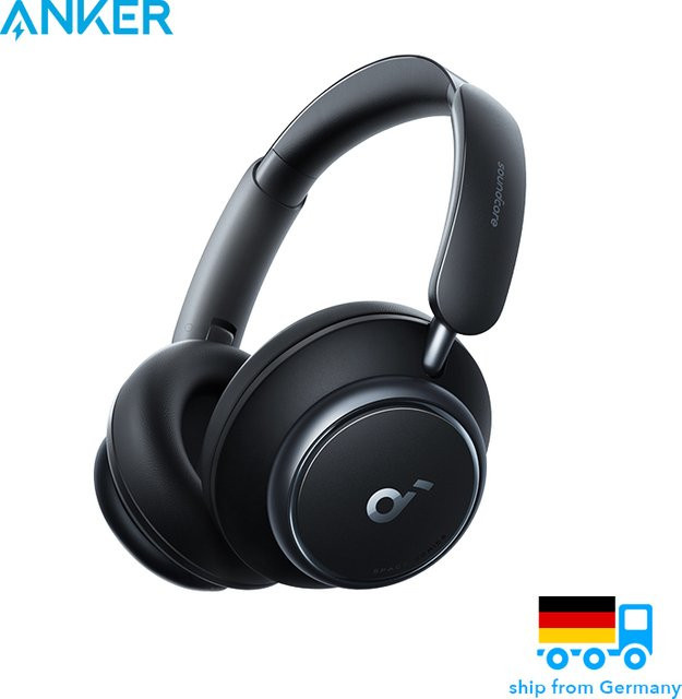 soundcore by Anker Space Q45 Bluetooth Kopfhörer mit adaptivem Active Noise Cancelling in Schwarz - Bild 1