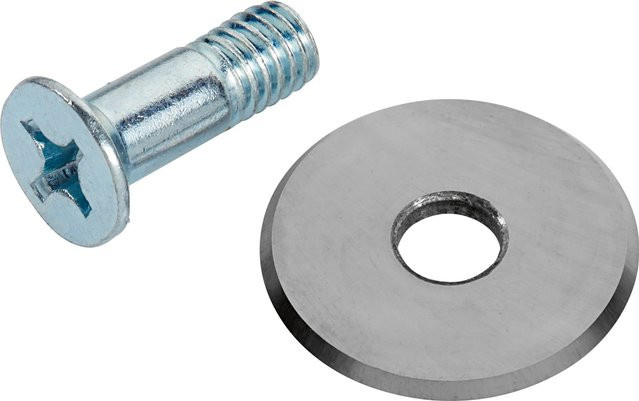 LUX-TOOLS Ersatzschneidrad aus gehärtetem Stahl und Wolframkarbid in Silber, Breite: 2 mm, Durchmesser: 22 mm - Bild 1