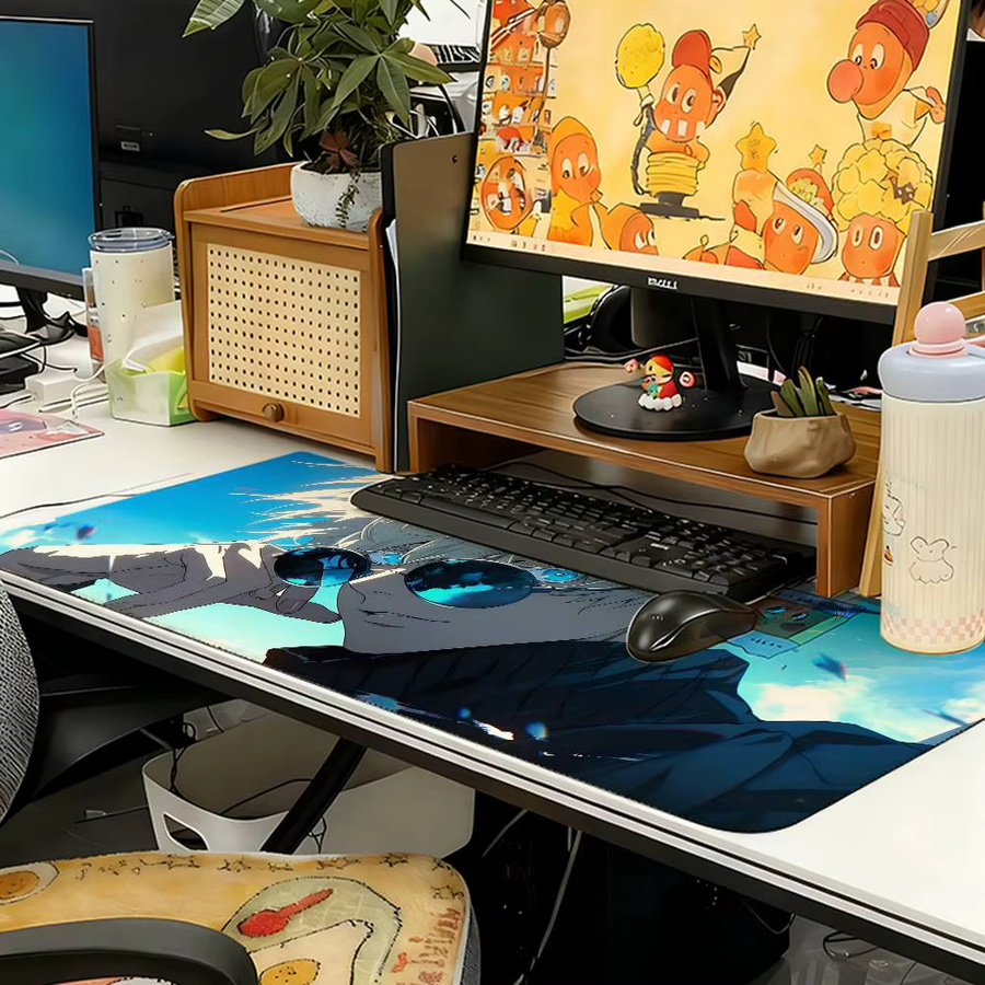 Anime Gaming Mauspad Gojo Satoru Sakura Design Multicolour - Bild 3