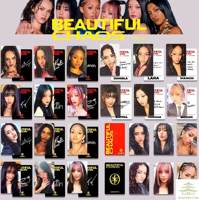 6 Stück Kpop Idol Lomo-Karten Set mit HD-gedruckten Fotokarten aus dem neuen Album in Multicolour - Bild 1