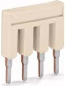 WAGO Kammbrücke 8-fach 24A 2002-408 in Grau oder Beige - Bild 1