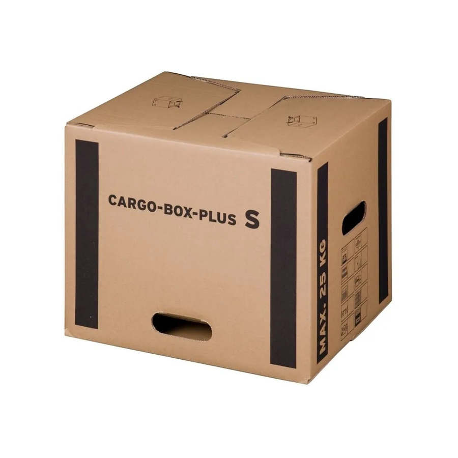 PROREGAL Cargobox S Umzugskarton aus doppelwelliger Wellpappe in Braun, 10 Stück, B/T/H: 40 x 32 x 32 cm - Bild 2