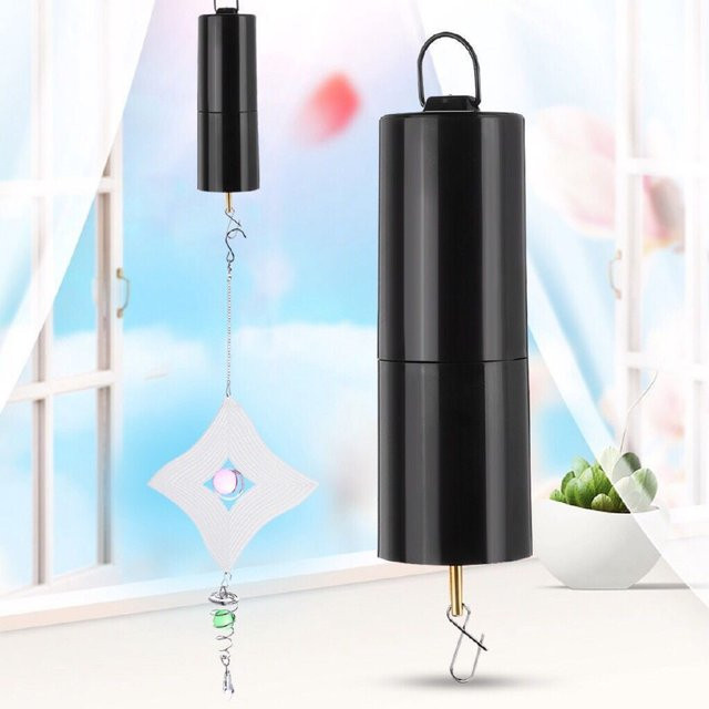 D9 Batteriebetriebener Hängemotor für Windspiele und Windspinner in Schwarz - Bild 1