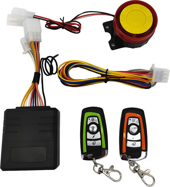 12V Anti-Diebstahl-Alarmsystem für Motorrad, Fahrrad, ATV und Roller mit App-Steuerung und Fernbedienung - Bild 1