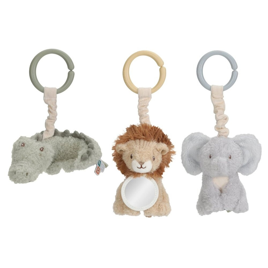 Little Dutch Aktivitätenanhänger Safari Friends, Plüsch / Textil - Bild 1