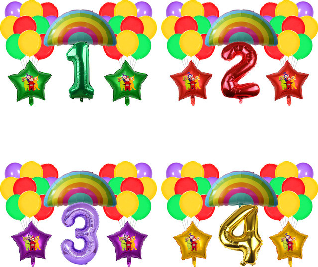 Bandai Teletubbies Ballon-Set, Folien- und Latexballons - Bild 1
