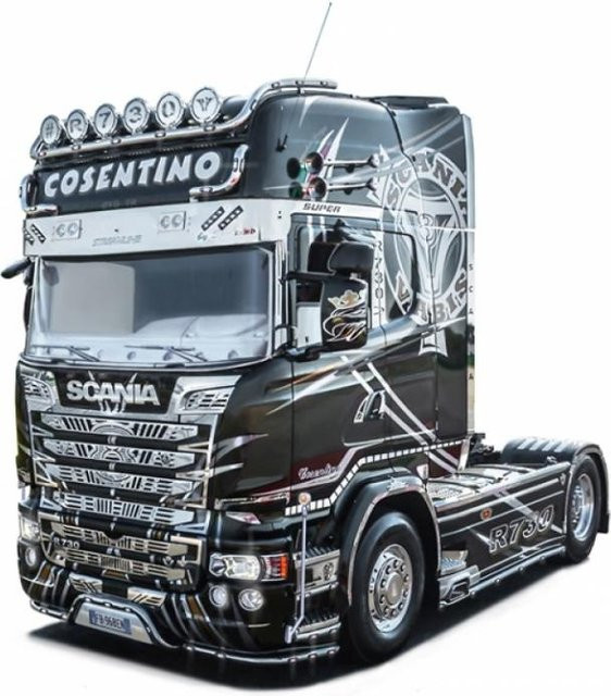 Italeri Scania R730 Streamline Show Truck, Modellfahrzeug, 1:24, Schwarz - Bild 1
