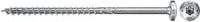 Fischer Power-Fast II Spanplattenschraube mit Torx-Antrieb, verzinkter Stahl, Farbe: Silber/Blau, Durchmesser: 6,0 mm, Länge: 80,0 mm - Bild 1