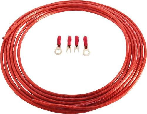 Sinuslive Car HiFi Stromkabel-Set 6mm² vergoldet in Gold und Rot - Bild 1