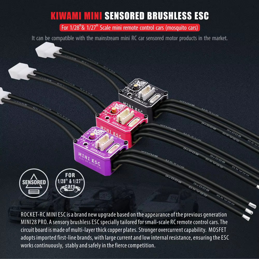SURPASS HOBBY ROCKET-RC KIWAMI MINI 30A Bürstenloser ESC Geschwindigkeitsregler, Zubehör - Bild 2