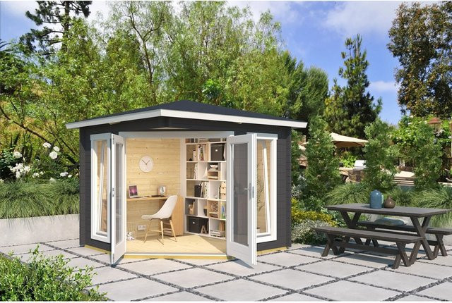 Lasita Maja Gartenhaus Oban in Carbongrau B/H/T: 282,3 x 240,54 x 255,6 cm - Bild 1