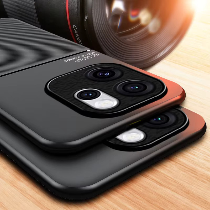 Magnetische Leder Handyhülle für OPPO Reno 15 14F 13F 12F 11F 11 12 14 Pro 5G mit weicher Silikon Stoßstange in Schwarz und Grün - Bild 3