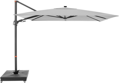 Doppler Pendelschirm MyZone in Grau mit Sonnenschutzfaktor 50, B: 300 cm, T: 220 cm - Bild 1