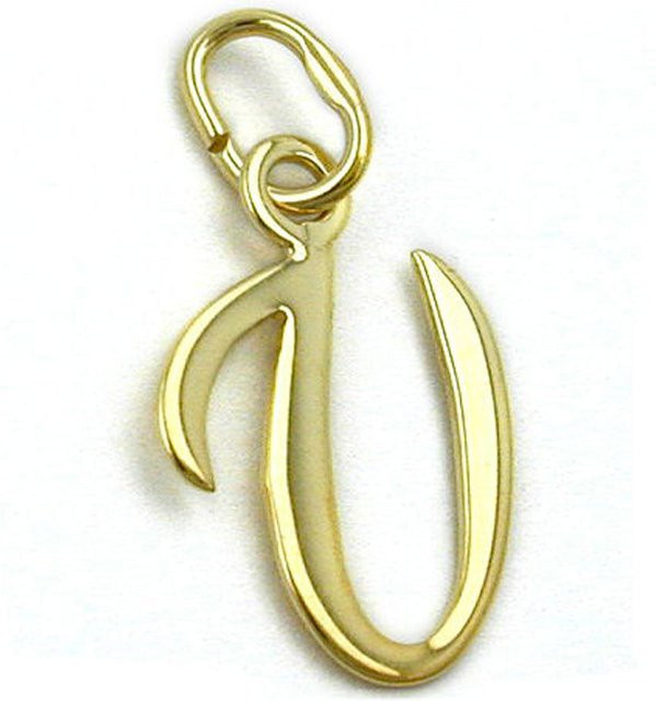 Paolo Renzo Buchstabenanhänger, 333 Gelbgold, 15x10mm, Unisex - Bild 1