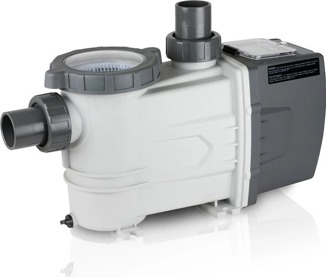 Gre Poolpumpe 3/4 PS mit 550 W für Sandfilteranlagen, Schwarz, Ø 50 mm - Bild 1