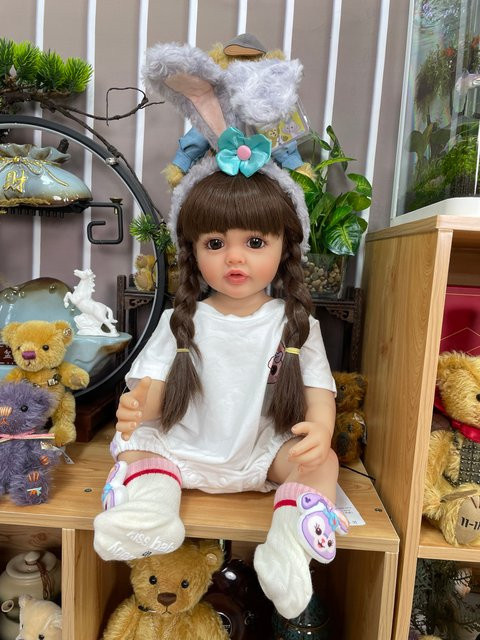 NPK Prinzessin Betty, Babypuppe, Silikon, 55cm - Bild 1