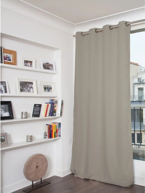Moondream Verdunkelungsvorhang Taupe mit Ösen, Höhe: 260 cm, Breite: 145 cm - Bild 1