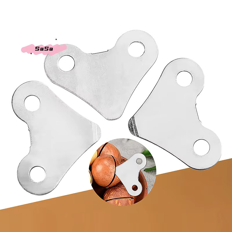 YOWEI Nussschalen-Öffner-Set in Silber für Macadamia, Walnuss, Mandel und Pekannuss - Bild 2