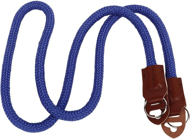 ZuiyouPet1 Kamera Nacken- und Schultergurt aus Rindsleder und Nylon in Blau für Digitalkameras und Spiegelreflexkameras - Bild 1