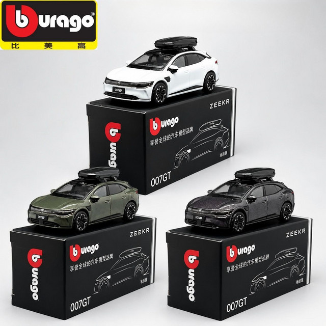 Bburago ZEEKR 007GT Travel Edition, Automodell, 1:64 Maßstab, Druckguss-Legierung - Bild 1