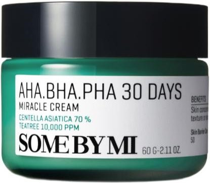 SOME BY MI AHA BHA PHA 30 Days Miracle Cream, Gel, 60 ml, Unreine Haut - Bild 1