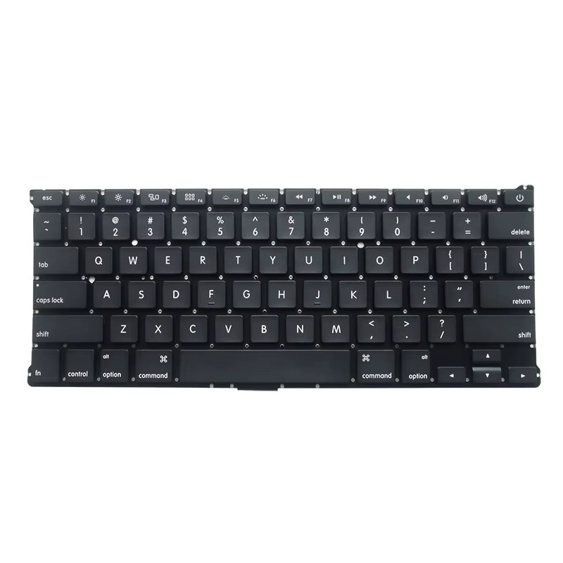 Apple Ersatztastatur für MacBook Air 13,3 Zoll (Modelle A1466, A1369, A1405) in Schwarz mit US-Englisch Layout - Bild 2