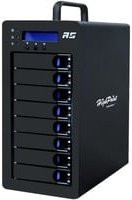 HighPoint RocketStor 6438TS Externes SAS/SATA RAID Tower Laufwerksgehäuse in Schwarz - Bild 1