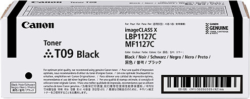 Canon T09 Original Tonerpatrone Schwarz für i-SENSYS X C1127i, X C1127iF und X C1127P - Bild 1