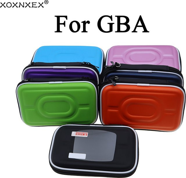 XOXNXEX Set für GBA-Spielekonsole mit tragbarer Aufbewahrungstasche und Displayschutzfolie für Retro-Konsolen - Bild 1