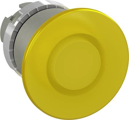 ABB Pilztaster P9MEM4GL in Gelb mit IP66-Schutz und Metallgehäuse - Bild 1