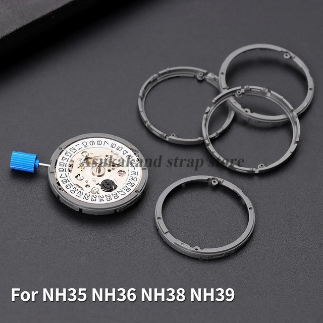 Uhrenzubehör Kunststoff Spacer Ringe, Schwarz, Unisex - Bild 1