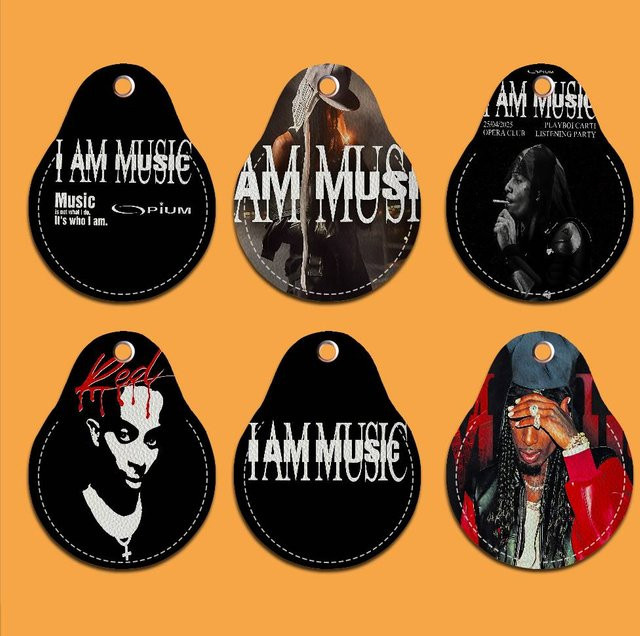 Schlüsselanhänger Hip Hop Playboi Carti I Am Music, Kartenhalter, Ring - Bild 1