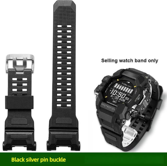 Uhrenarmband Silikon, grau, Herren - Bild 1