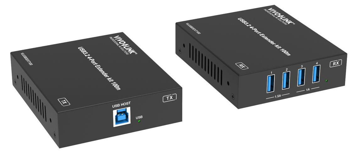 Vivolink Cat7 Netzwerkkabel, kabelgebunden, 100 m, Schwarz, Metall - Bild 1