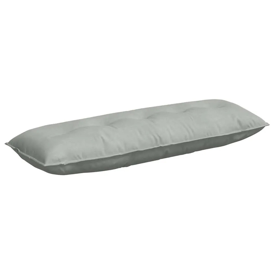 vidaXL Rückenkissen aus Cordstoff in Hellgrau, B: 140 cm, H: 50 cm - Bild 2
