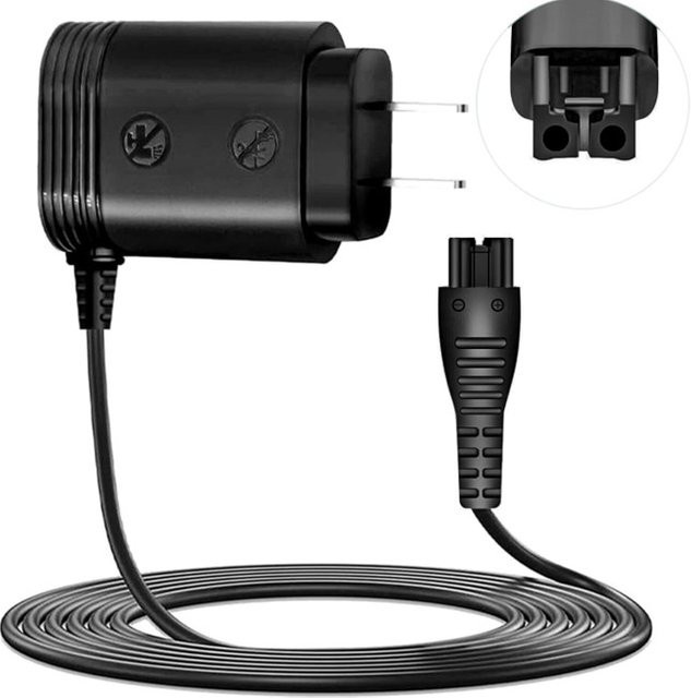 Panasonic Ladegerät AC Netzteil in Schwarz für Rasierer RE7-87 RE7-59 RE7-40 RE7-68 RE7-51 ER-GC20 ES-LV65-S ES-LA93-K EW-WSL7 mit 4,8 V und 1,25 A - Bild 1