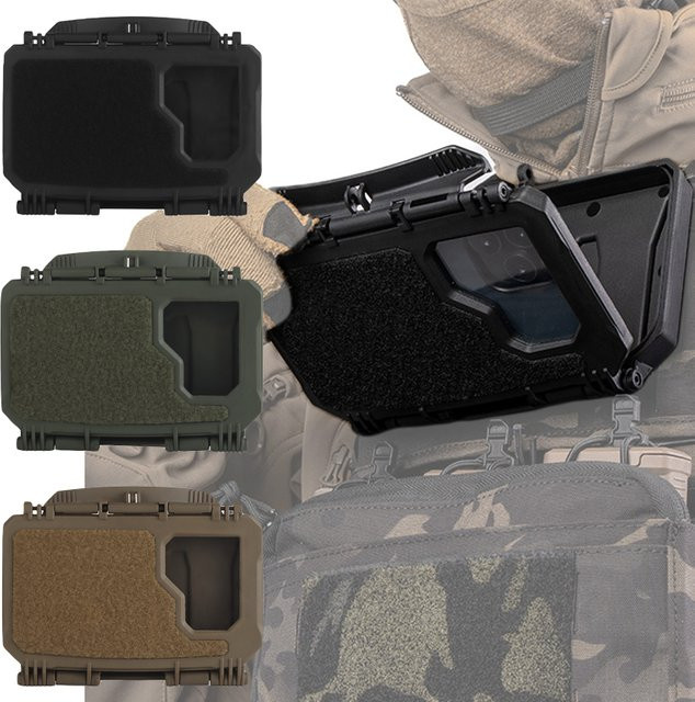 Taktische MOLLE-Handyhülle als universelle Handyhalterung für Airsoft, Paintball und Jagdausrüstung - Bild 1