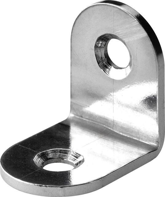 Hettich Stuhlwinkel aus Edelstahl in Silber Matt, 10 Stück, B/H/T: 20 x 20 x 15 mm - Bild 1