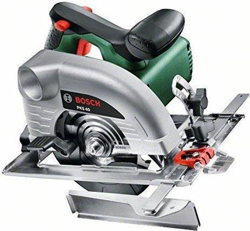 Bosch Handkreissäge PKS 40 in Grün/Schwarz mit 850 W und 130 mm Sägeblatt - Bild 5