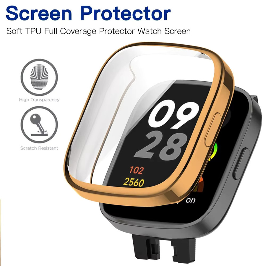 Xiaomi Displayschutzfolie, Schwarz, Redmi Watch 6 5 4 3, Smart-Armband-Hülle - Bild 3