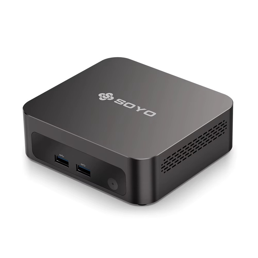 SOYO Y5 AIR Mini-PC mit Intel Core i5-4250U Prozessor, 8 GB RAM, 128 GB SSD, Windows 11 Pro, Bluetooth und WIFI5 in Schwarz - Bild 2