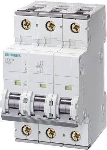 Siemens Leitungsschutzschalter 5SY8314-8, 0,3 A, 230 V / 400 V, Weiß - Bild 1