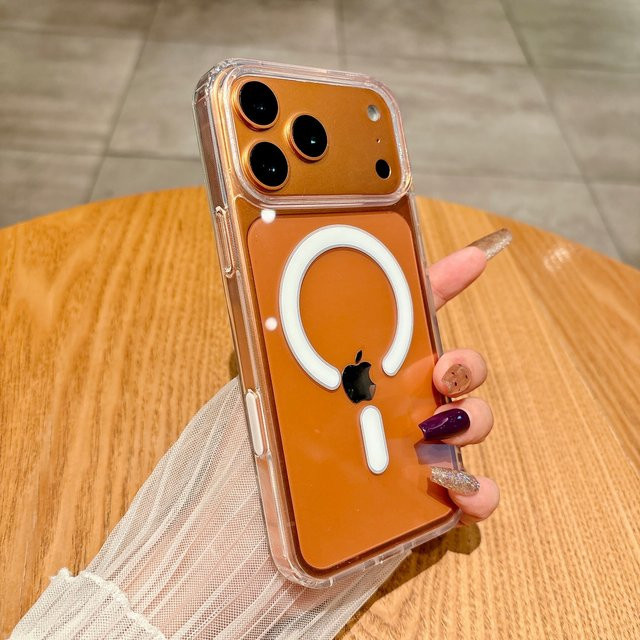 Transparente Magnetische Handyhülle für iPhone 17 Pro und iPhone 17 Pro Max mit Unterstützung für kabelloses Laden - Bild 1