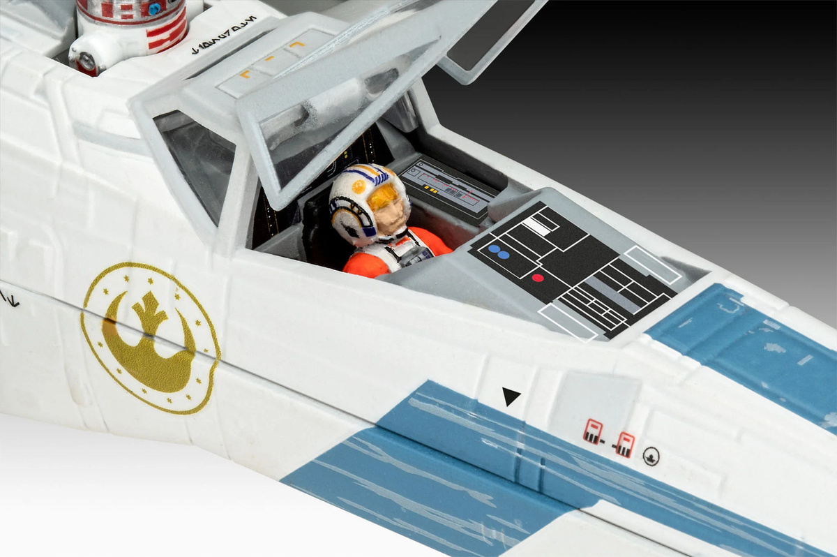 Revell Star Wars X-Wing Fighter de la Nouvelle République, Weltraum, Kunststoff, Grau - Bild 2