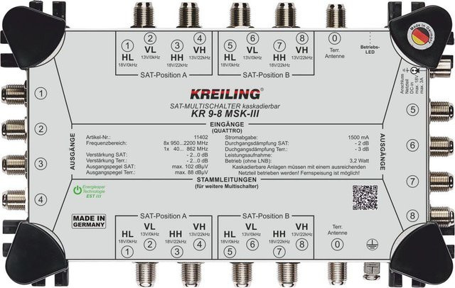 KREILING KR 9-8 MSK in Silber - Bild 1