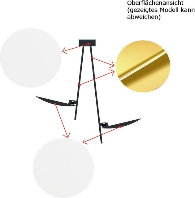 Catellani & Smith LEDERAM F2 LED-Stehleuchte in Weiß und Gold mit dimmbarer Warmweiß-LED (2700K) - Bild 1