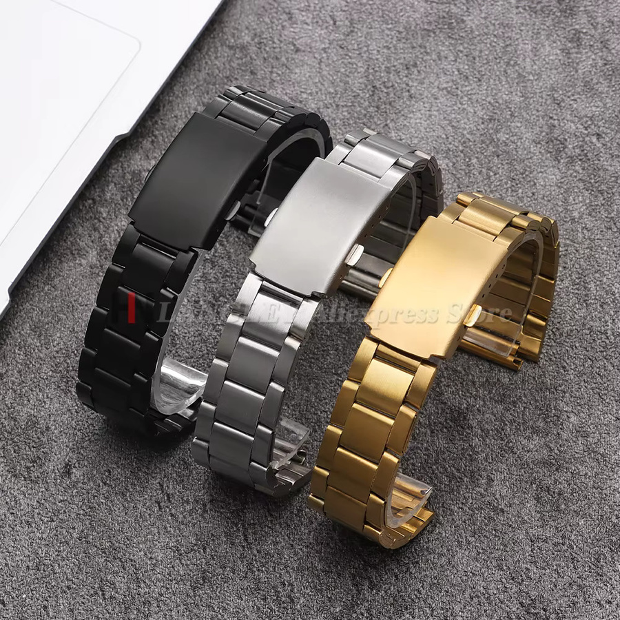 Uhrenarmband Edelstahl, 18 mm, Silber, Herren Damen, Sport - Bild 2