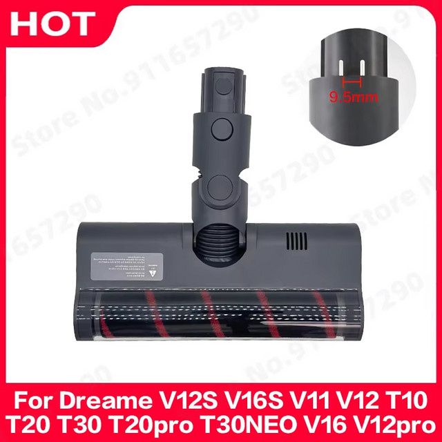 Dreame Rollenbürste mit weichem Samtbodenbürstenkopf für V12S V16S V11 V12 T10 T20 T30 T20pro T30NEO V16 V12pro - Bild 1