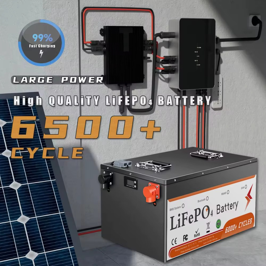 LiFePO4 Batteriepack 25,6V mit Bluetooth BMS für Solar-Haushaltsstromspeicher, Wohnmobil und Boot, 100Ah oder 200Ah verfügbar - Bild 2