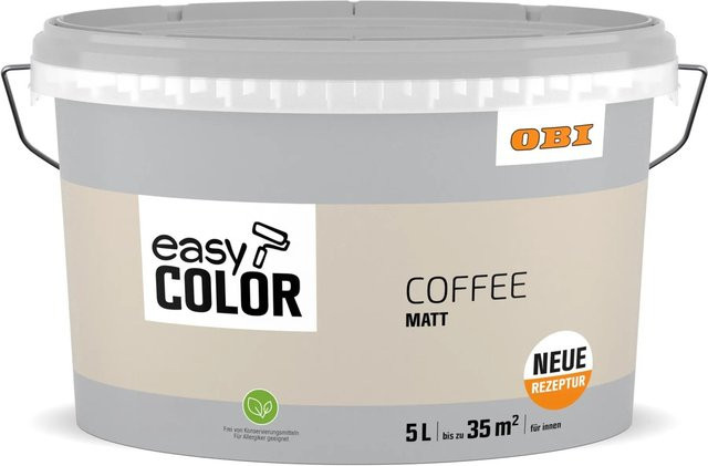 OBI Easy Color 5 Holzschutzfarbe in Coffee Brown, konservierungsmittelfrei - Bild 1